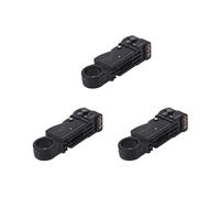 3X Pelacables Coaxial de 3 Hojas para Cables RG58 / 59/62 / 3C / 4C