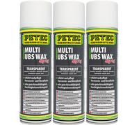 3x Petec 73450 Cera bajo Protección Del Suelo 500ml Óxido Transparente 170°C