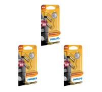 3X Philips Standard W3W 3W 12V Bombillas De Automóvil