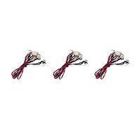 3X Piezo Pickup Pickup Pick-Up 6,35mm con un control de volumen y tonalite para guitarra acústica Ukulele