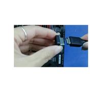 3X Placa Base de Computadora Tipo e Interfaz USB 3.1 Tipo e Codo de Dirección de 90 Grados Adaptador Instalado Frontal Tipo C (PH74A)