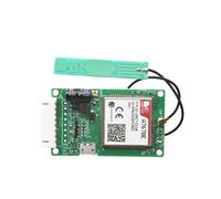 3X Placa Base del Módulo SIMCOM 4G LTE Cat1 A7670E con Ranura para Tarjeta SIM, TTL UART, 2G LTE-FDD, B1/B3/B5/B7/B8/B20, GSM 900/1800 MHz