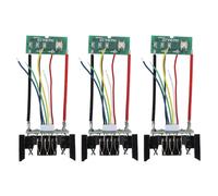 3X Placa de Circuito de ProteccióN de Carga PCB de BateríA de Iones de Litio DCB200 para 18V 20V DCB201 DCB203