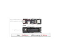 3X Placa de Desarrollo Ethernet T-Halow ESP32-S3 Módulo WiFi CERTIFICADO Wi-Fi Puerto de Red HaLOW RJ45 Asiento de Cámara