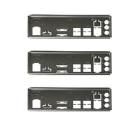 3X Placa Trasera de Protección de E/S para Placa Base de Minería B250C B75 12USB B75 8USB Soporte de Chasis Deflector IO