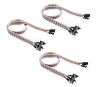 3X Plomo de Interruptor HDD de Reinicio de Alimentacion de Potencia ATX de Lampara LED Verde Rojo Caja de PC 20 pulgada