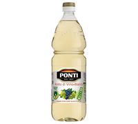 3x Ponti Aceto di Vino Bianco Italian White Wine Vinegar 1000ml