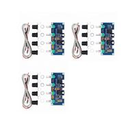 3X Preamplificador de Placa de Tonos XH-A901 Preamplificador con Ajuste de Volumen de Graves y Agudos Controlador de Tono de Preamplificador para