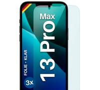 3x Protector de Pantalla para Apple iPhone 13 Pro Max Transparente Flexible S...
