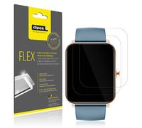 dipos FLEX 3x Protector de Pantalla claro para Huakua G50 Smartwatch