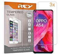 3X Protector de Pantalla para OPPO K7x - OPPO A74 5G - OPPO A54 4G/5G - REALME Q3 5G - REALME Q3i 5G, Cristal Vidrio Templado Premium