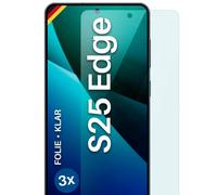 3x Protector de Pantalla para Samsung Galaxy S25 Edge Transparente Flexible...
