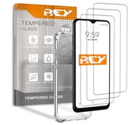 3X Protector de Pantalla y Funda Anti-Shock para OPPO REALME C53 4G - REALME NARZO N53 4G - REALME Note 50 4G - REALME C51 4G, Cristal Vidrio Templado y Silicona TPU de Alta Resistencia