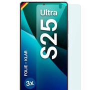 3x Protector para Samsung Galaxy S25 Ultra Protector Pantalla HD Flexible Sin...