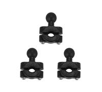 3X Rail Montaje 1 Pulgada Bola Coche Reposacabezas Motocicleta Scooter Espejo Retrovisor VÁStago Barra de Montaje para Gar Min para Montajes de