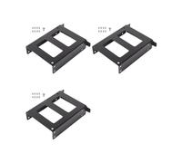 3X Ranura PCI de 2,5 Pulgadas Ide / / SSD / HDD Soporte de Montaje en Panel Trasero Bandeja Adaptadora de Disco Duro con Soporte de Perfil de