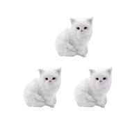 3X Realista SimulacióN Linda Peluche de Peluche Persa Gatos Juguetes Gato MuñEcas DecoracióN de Mesa NiñOs NiñOs NiñAs
