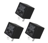 3X Relé de Intermitencia 12V LED Electrónico Cf-13 de 3 Pines de Coche Fijar para El Intermitente de Señal de