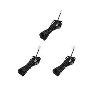 3X RJ11 6P4C Cuerda Cable de Telefono Modem ADSL 3 Metros