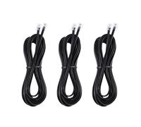 3X RJ11 6P4C Cuerda Cable De Telefono Modem ADSL 5 Metros