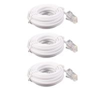 3X RJ11 6P4C Una RJ45 8P4C Teléfono Modular Cable de Extensión de Internet de 3 Metros
