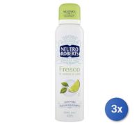 3x Roberts Desodorante Spray 150 Ml. Fresco Verde