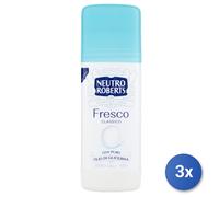 3X Roberts Desodorante Stick 40 Ml. Fresco Azul