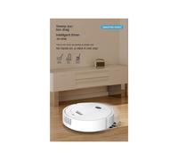 3X Robot Aspirador 3 en 1 Barredora Eléctrica Robot Ultrafino Silencioso Aspiradora Robótica Blanca