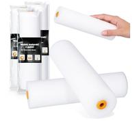 3x Rodillo Espuma 18 cm Pintura Barniz Laca Superficies Lisas Paredes Muebles Acabado Homogéneo Secado Rápido Uso Cómodo Perfecto Reformas Decoración Hogar