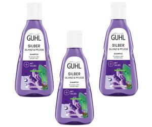 3x Shampoo Guhl Silberglanz 250 ml Salvia Brillo & Cuidado Vegano