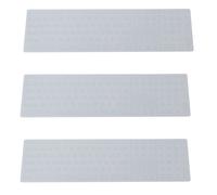 3X Silicone Protector Fino de la Cubierta de la Piel del Teclado con El Teclado Numérico para Transparente