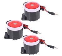 3X Sirena con Cable para Sistema de Alarma de Seguridad de Casa Sirena de Bocina 120DB 12V