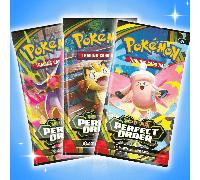 3x Sobres de refuerzo Pokémon Perfect Order - Inglés, Selección aleatoria, Mega Evolución