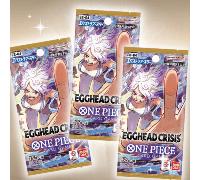 3x Sobretaza de Cabeza de EB-04 del One Piece | Versión Japonesa | 6 Cartas Una | Coleccionables TCG