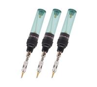 3X Soldador de Soplete Inalámbrico Pluma de Soldador de Gas Butano MT-100 (Verde)