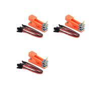 3X Soporte de Prueba para PCB, Pinza con Espaciado de 2,54 mm, Abrazadera, Accesorio de Quemado, Sonda, Pin Pogo, Programa de Descarga, Cable de 4
