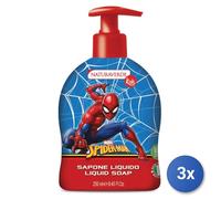 3X Spiderman Bebé 250 Ml. Jabón Líquido