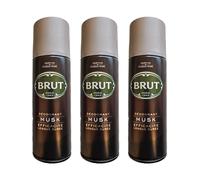 3x Spray Desodorante Brut Musk 200ml