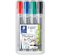 3x Staedtler Lumocolor Flipchartmarker 2,0 mm 3x 4 piezas 356 WP4 NUEVO EMBAL...