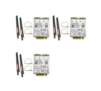 3X T77W968 DW5821E X20 4G LTE Module Cat16 Gigabit 4G Wireless Card for 5420 5424 7424 7400 Laptop+6x10DB Antennas