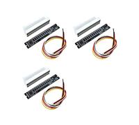 3X Tablero Amplificador Estéreo con Indicador de Nivel VU de 12 Niveles Tablero de Velocidad de Luz Ajustable con Modo AGC, KITS de Bricolaje