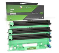 3X Tambor Compatible con Brother DCP-1510, 1510E, 1512, 1512E, 1610W, 1612W, HL-1110, 1110E, 1112, 1112E, 1210W, 1212W, MFC-1810, 1810E, 1910W | DR1050