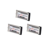 3X Tarjeta Express USB 3.0 de 2 Puertos de Alta Velocidad Tarjeta Express con Ranura de 34 mm Adaptador Convertidor PCMCIA para Laptop Notebook