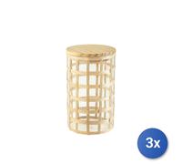 3x Tarro De Vidrio Borosilicato Transparente CC 1050.