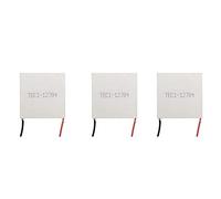 3X TEC1-12704 Enfriador Termoeléctrico Peltier 30mmx30mm TEC1 12704 MóDulo de Elementos 12V4A Enfriamiento Peltier