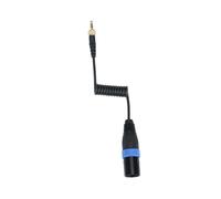 3X Tipo de Bloqueo Saramónico de 3,5 mm Una 3,5 mm TRS Una XLR Salida de Micrófono Macho Cable de Audio Universal para Receptores Inalámbricos