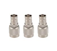 3X TNC Enchufe Macho A BNC Conector Jack Hembra M/F Conector Coaxial Cable Adaptador RF