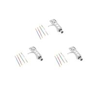 3X Tocadiscos Universal LP Tocadiscos Phono Cabezal de Aleación de Aluminio de 4 Pines con Cables OFC para Plato Giratorio de Accionamiento Directo