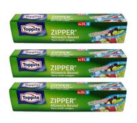 Toppits Bolsas Multiusos Con Cierre De 3L 8 Piezas Almacenamiento