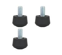 3X Trípode Monopié con Tornillo Antideslizante Universal de 3/8 Pulgadas, Almohadilla de Goma para Pies, Accesorios de Fotografía para Trípode de